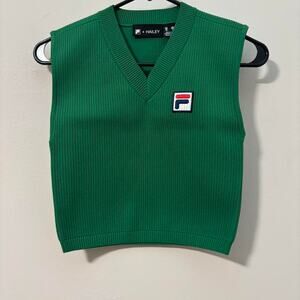 Fila x hailey green vest